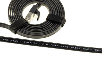 Câble réseau RJ45 Cat 7 10Gbps 600MHz cuivre 32AWG, longueur 3m avec blindage FTP