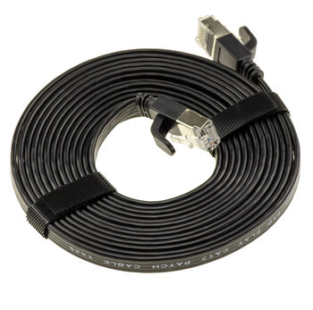 Câble réseau RJ45 Cat 7 10Gbps 600MHz cuivre 32AWG, longueur 3m avec blindage FTP
