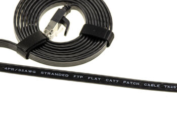 Câble réseau RJ45 Cat 7 10Gbps 600MHz cuivre 32AWG, longueur 5m avec blindage FTP