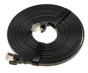 Câble réseau RJ45 Cat 7 10Gbps 600MHz cuivre 32AWG, longueur 5m avec blindage FTP