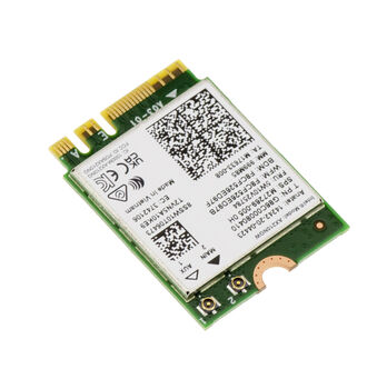 Carte contrôleur réseau M2 M.2 NGFF E A Key WiFi 6E Tribande jusqu'à 5400Mbps et Bluetooth 5.2 avec chipset INTEL AX210 NGW