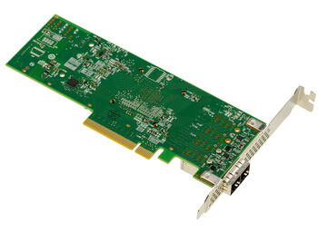 PCIe 4.0 x8-Controller-Karte mit drei Betriebsmodi (SAS, SATA, NVMe) und 8 internen Anschlüssen, Modell 9500-8i, mit SFF-8654-Anschluss