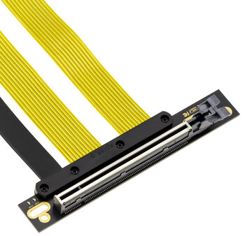 Riser nappe d'extension PCI Express Gen 5.0 pour carte graphique GPU PCIe x16 mâle vers femelle, montage 90° longueur 20cm