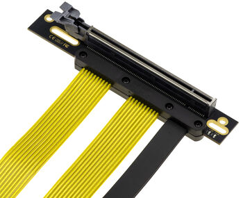 Riser nappe d'extension PCI Express Gen 5.0 pour carte graphique GPU PCIe x16 mâle vers femelle, montage 90° longueur 20cm