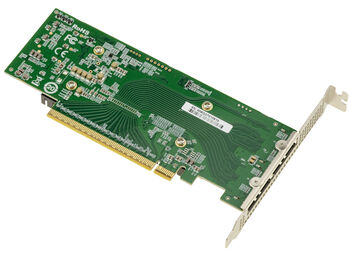 Carte Retimer PCIe 5.0 x16 avec 2 ports MCIO 8i externes, contrôleur Montage M88RT51632, 32GT/s, CXL 2.0 et bifurcation PCIe.