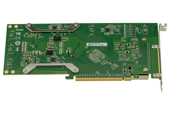 PCIe 4.0 Switch Controller Card with 10 SFF-8654 8i Ports for Replicating 10 Gen4 x8 Ports for x8 GPUs and Industrial Applications