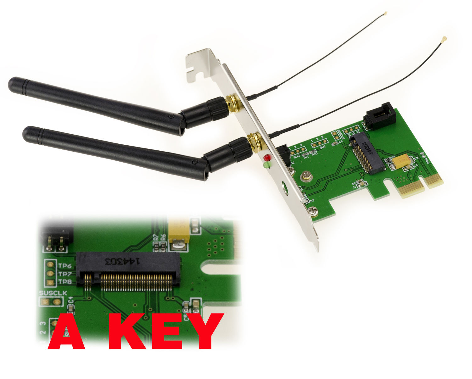 KALEA-INFORMATIQUE PCIe x1 Compact Controller Card Adapter for M.2 Type KALEA-INFORMATIQUE PCIe x1 Compact Controller Card Adapter for M.2 Type
