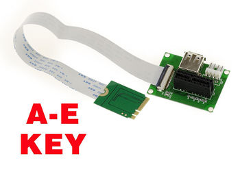 M.2. E A Key to PCIe 1x card To use a PCIe card on an M2 E A port To use a PCIe card on an M2 E/A port