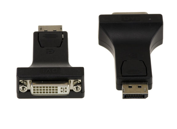 DisplayPort Male to DVI Female adapter. DVI-I 24+5