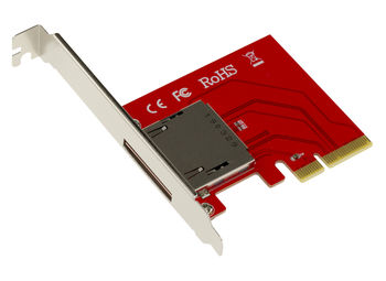 PCIe 4X controller card for XQD 2.0 cards - Compatible with Sony G Series, Lexar, etc...