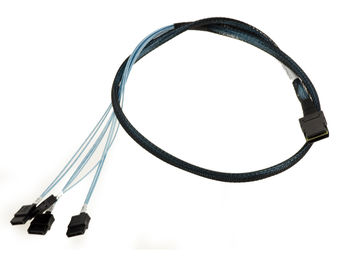 MiniSAS SFF-8087 SAS cable to 4x SATA Length 80cm