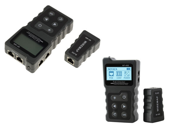 Srliya Network POE Tester Automatic Identification Cat5 Cat6 Power Via Srliya Network POE Tester Automatic Identification Cat5 Cat6 Power Via