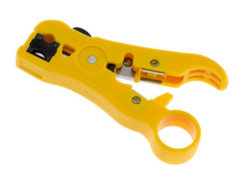 Quick Stripper for coaxial and network cabling. Coax compatible RG59 RG6 RG11 RJ11 RJ12 RJ45