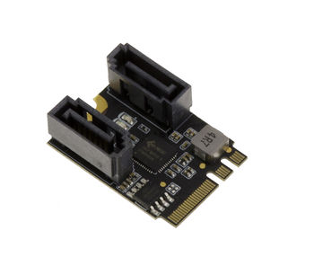 M2 card (M.2 NGFF) E A Key SATA3 6GBps 2 ports - JMB582 PCIe 3.1 2 ports - JMB582<br>PCIe 3.1