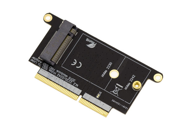 M2 NVMe (M.2 NGFF) ADAPTOR COMPATIBLE WITH MACBOOK PRO A1708 SSD (years 2016 and 2017) - 22+34 points connector - SINTECH