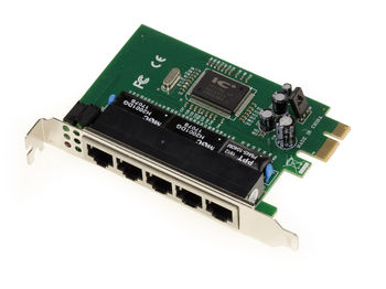 PCIe SWITCH ETHERNET card with IC Plus IP175 chipset - 5 Ports