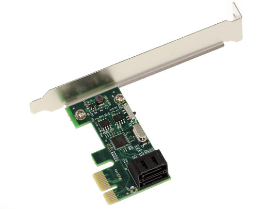 Carte Contrôleur LOW PROFILE PCIe 2 PORTS SATA 3 - Prises SATA internes et/ou eSATA externes - CHIPSET ASM1061 Carte Contrôleur LOW PROFILE PCIe 2 PORTS SATA 3 - Prises SATA internes et/ou eSATA externes - CHIPSET ASM1061