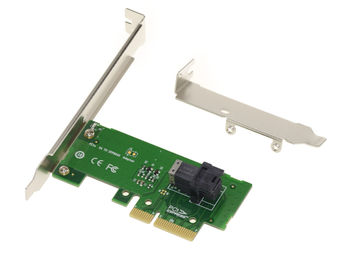 Carte contrôleur PCIe 3.0 4x pour SSD U.2 NVMe (U2 NGFF) Port SFF-8643. 32Gb/s. High et Low profile.