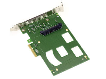 Carte contrôleur PCIe 4x Type PCIe 3.0 pour SSD PCIe NVMe U.2 U2 68-pin SFF-8639. Montage direct sur carte sans cordon.
