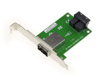 Plaque de conversion SAS SFF8644 SFF8643 miniSAS interne externe SFF-8644 SFF-8643 - LOW et HIGH PROFILE