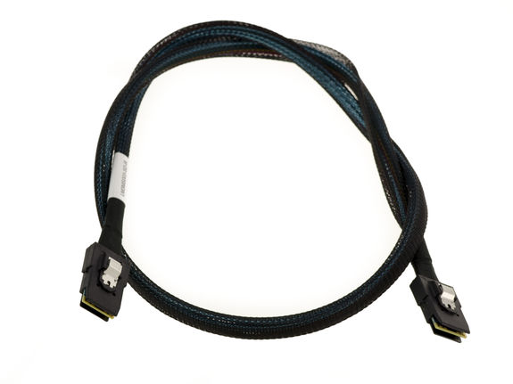 SATA SAS MiniSAS SFF-8087 to SFF8087 Length 80cm with protective braid