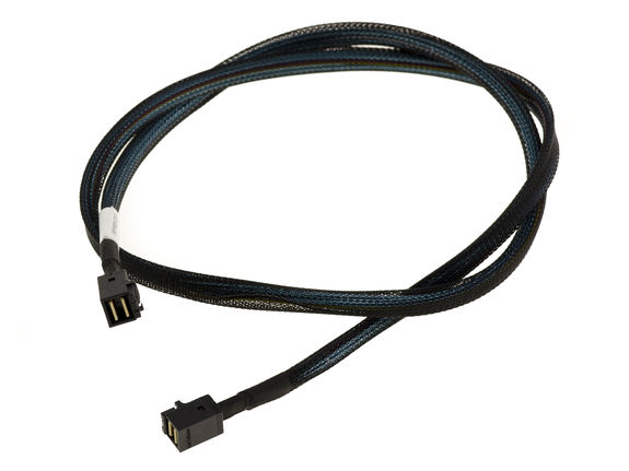 SATA SAS NVMe MiniSAS SFF-8643 to SFF8643 12G Length 100cm.