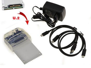Docking Station for SSD U2 NGFF SFF-8639 Run USB3.1 A or C. Power 3A. Flow 900MB/s. Dock USB 3.1 10G to U.2 SFF8639