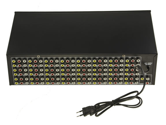 Splitter Audio Stereo and or Video Composite 48 Ports - 1 input/ 48 Outputs - Duplique A Source identical from 2 to 48 Times
