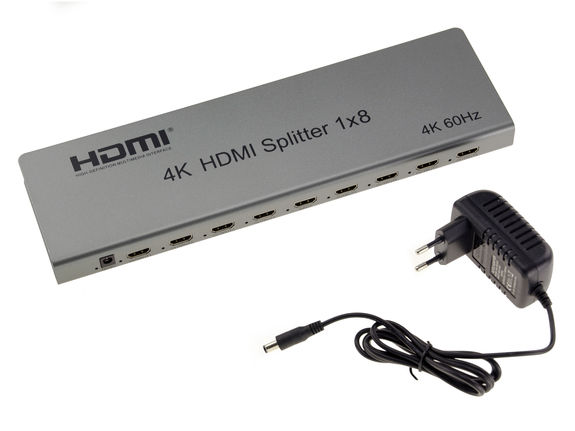 KALEA-INFORMATIQUE SPLITTER HDMI 2.0 4K 60Hz alimenté 1 vers 4 ports - CEC EDID HDCP 2.2 - TV Son Photo KALEA-INFORMATIQUE SPLITTER HDMI 2.0 4K 60Hz alimenté 1 vers 4 ports - CEC EDID HDCP 2.2 - TV Son Photo