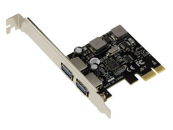Kit USB3 6 Ports – Carte PCIe USB 3.0 High Power + Baie USB3 A Et C, Neuf