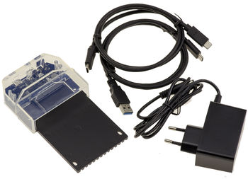 Docking Station for SAS 2.5 disks SFF-8482 USB3.0 5G link Power supply 12V 2A 18TB socket - USB Serial Attached SCSI SAS HDD Dock