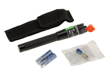 Fiber Optic Tester Visual Fault locator VFL 30mW range 30km, with FC LC adapter