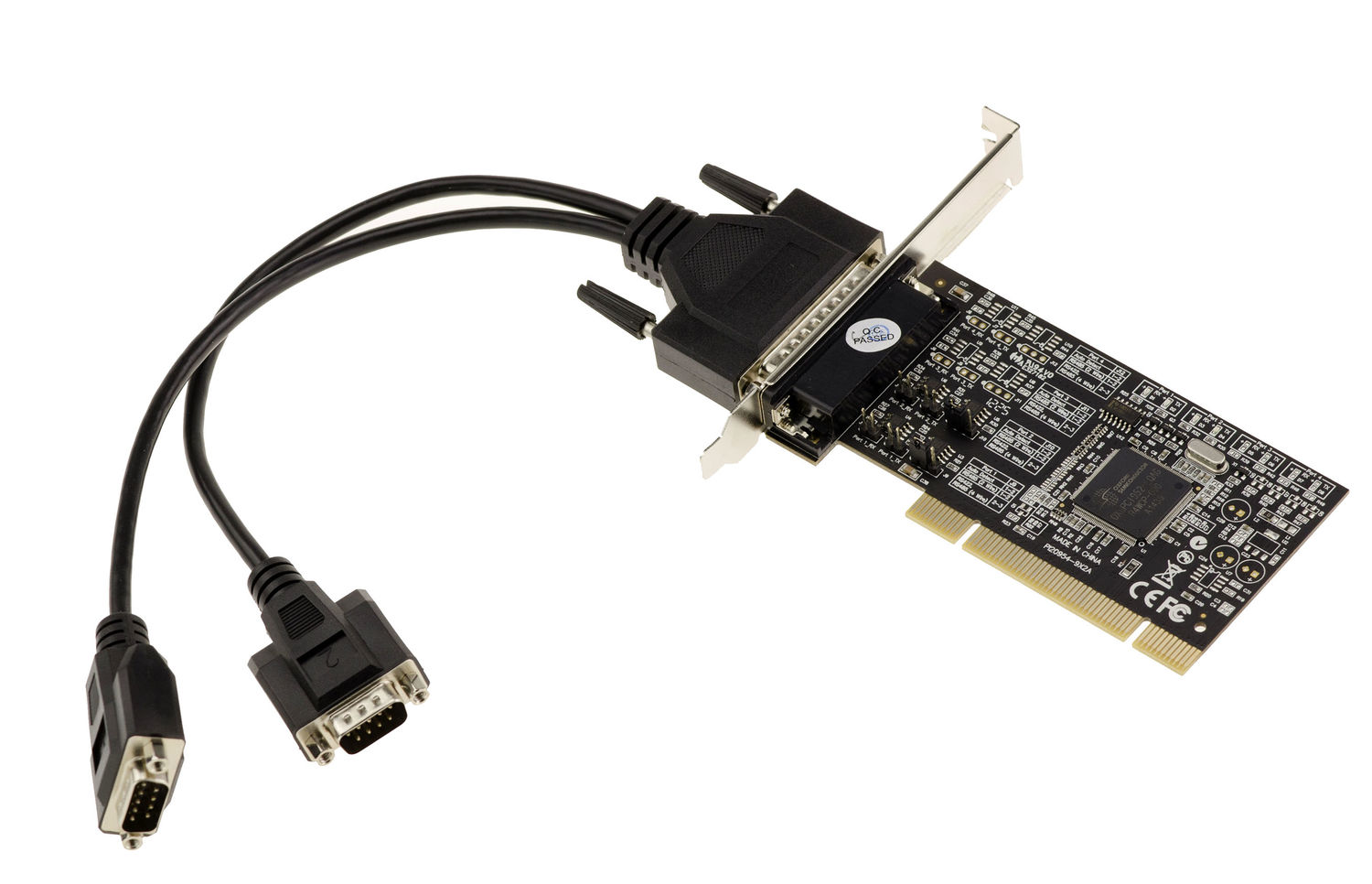 Carte PCI 2 Ports Série RS232 DB9 - Chipset WCH CH351 - Compatible Windows 10/11 Et Anciens OS - 4