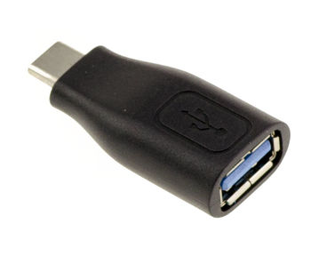 Adaptateur USB3.1 10G USB A femelle vers USB C mâle pour transfert de données et alimentation.