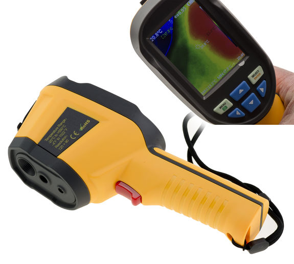 Caméra Thermique MLX90640 Avec Écran 3.4" - Imagerie Infrarouge Portable -40°C à +300°C Pour Électronique