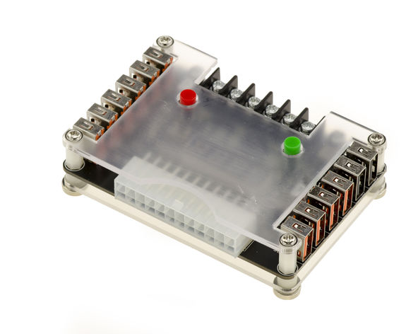 Breakout Board power supply ATX 24 - ATX24 to 10 USB ports and terminal block 3.3V 5V 12V -12V
