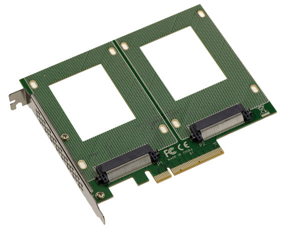 Carte contrôleur PCIe 4x Type PCIe 3.0 pour SSD PCIe NVMe U.2 U2 68-pin Carte contrôleur PCIe 4x Type PCIe 3.0 pour SSD PCIe NVMe U.2 U2 68-pin