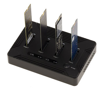 Boîtier Externe USB4/Thunderbolt 4 Pour SSD M2 NVMe - Débit Mesuré 3,7 Go/s, Aluminium Dissipateur - 9