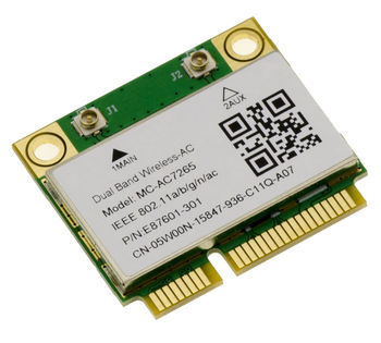 Mini-PCIe-Netzwerk-Controller-Karte mit Dualband-WiFi 802.11a/b/g/n/AC 1200M und Bluetooth 4.2 mit Intel 7265-Chipsatz