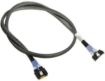 MCIO 8i 74-pin PCIe 5.0 to Slim SAS SFF-8654 8i 74-pin PCIe 4.0 cable, 1 m long