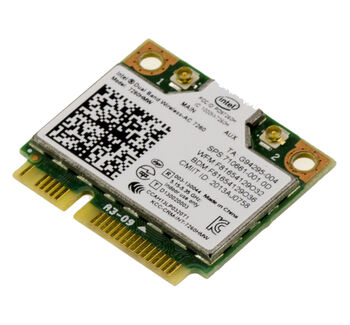 Carte contrôleur réseau Mini PCIe WiFi dual band 802.11a/b/g/n/AC 1200M et Bluetooth 4 avec chipset Intel 7260