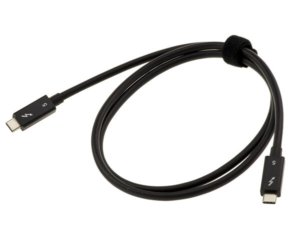 Cordon de liaison Thunderbolt 5 débit jusqu'à 80 Gbit/s et alimentation Power Delivery jusqu'à 240W avec prises USB C