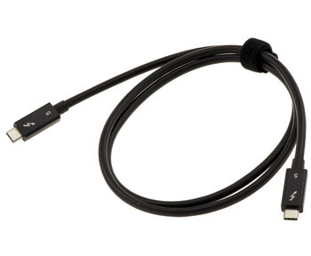 Thunderbolt 5-Verbindungskabel mit einer Datenübertragungsrate von bis zu 80 Gbit/s und einer Stromversorgung von bis zu 240 W mit USB-C-Anschlüssen
