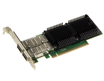 Carte contrôleur réseau PCIe Gen 4.0 PC Dual 100G QSFP28 2 ports avec chipset Intel E810. Compatible 100GbE 50GbE 25GbE 10GbE RDMA ADQ