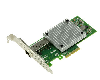 Carte contrôleur réseau SFP+ 10G sur port PCIe x4 avec gestion avancée du trafic réseau, chipset Intel 82599 (X520)