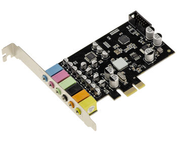 Carte contrôleur SON sur port PCIe, sortie 5.1 6 canaux, avec chipset CMEDIA CM6212