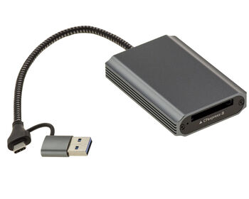 Lecteur enregistreur CFe pour carte mémoire CFexpress Type B vers USB 3.2 Gen 2x1 10G port A ou C