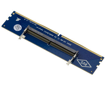 Adapter for DDR5 memory modules: from laptop to desktop (DIMM to SO-DIMM)