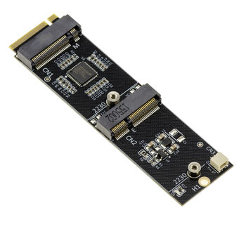 Carte contrôleur M.2 2280 M Key pour SSD NVMe M Key 2230 et carte réseau WiFi Bluetooth M.2 E Key A+E Key 2230, Support PCIe et USB