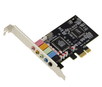 Carte contrôleur son sur port PCIe, sortie 5.1 6 canaux, avec chipset CMEDIA CMI8738/PCI-SX et ASM1083